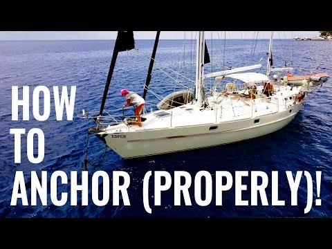 HOW TO ANCHOR A SAILBOAT - TIPS & ADVICE - Q&A 20
