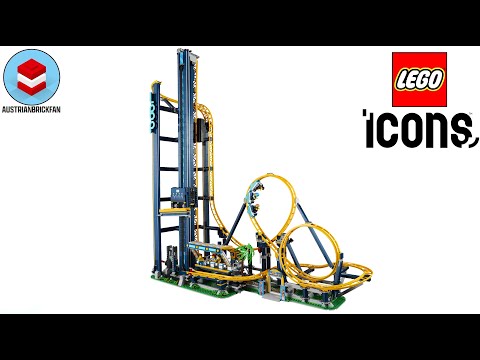 New LEGO Rollercoaster with 2 Loops!! LEGO Icons 10303 LOOP COASTER