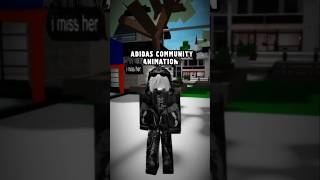 ADIDAS COMMUNITY ANIMATION IN BROOKHAVEN 🏡#brookhaven #roblox #animation