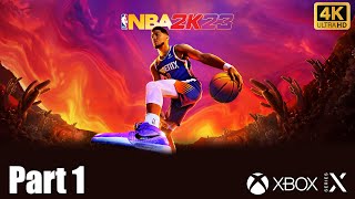 NBA 2K23 My Player Career - Part 1 - The Beginning (No commentary) 4k