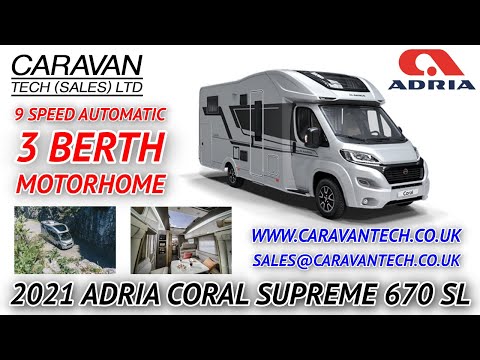 2021 Adria Coral Supreme 670 SL New Motorhome