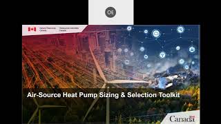 Air-Source Heat Pump (ASHP) Sizing and Selection Toolkit