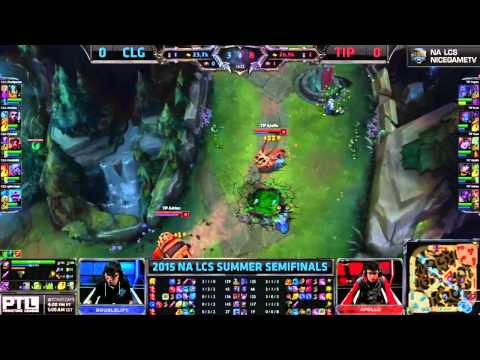 2015 NA LCS SUMMER PLAY OFF SEMI FINAL CLG vs TIP 1경기 150816