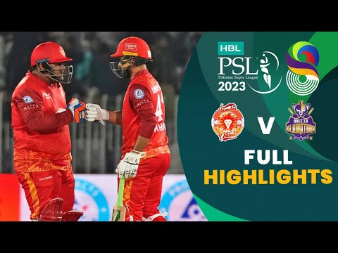 Full Highlights | Islamabad United vs Quetta Gladiators | Match 21 | HBL PSL 8 | MI2T
