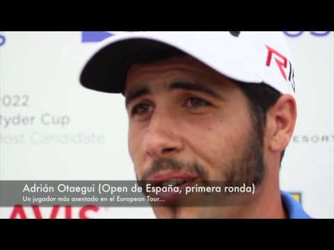 Adrián Otaegui, Open de España, primera ronda