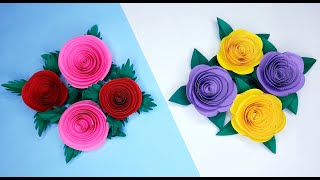 2 Easy Method of making Paper Rose 🌹 | Origami Rose | Paper Flower | DIY