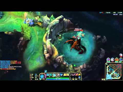 LOL Kalista/ Braum vs Zed/ Thresh bot