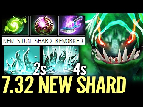 🔥 7.32 NEW TIDEHUNTER Reworked Shard — 12sec 4x Stun Refresher + Octarine + Arcane Blink Dota 2 Pro