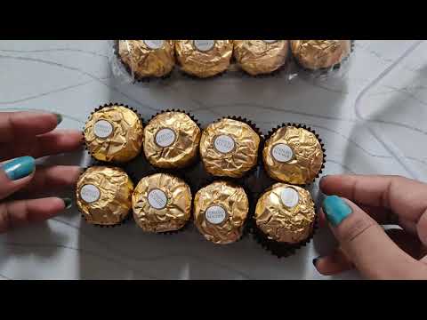 #Ferrero Rocher Chocolate Unboxing #The Golden Experience #Ferrero Rocher #ASMR Relaxing #Chocolade