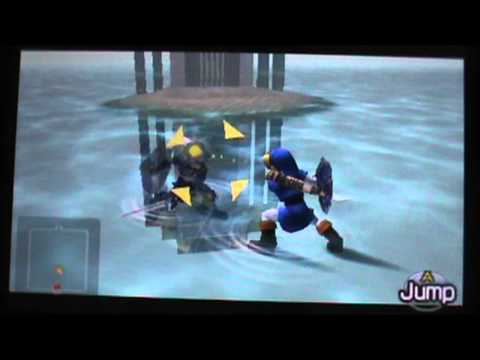 The Legend of Zelda Ocarina of Time 3DS Dark Link Boss Fight