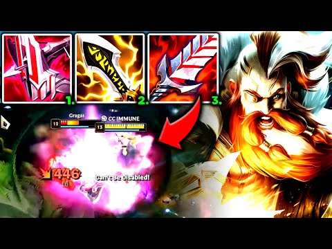 OLAF TOP NOW DELETES EVERYTHING IN SIGHT (100% CRIT OLAF) - S13 OLAF GAMEPLAY (Season 13 Olaf Guide)