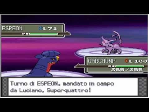 Pokemon Platino Rematch Lega - Luciano Superquattro