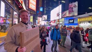 Business Owners of Times Square: Samuel Goes "Man on the Street" in NYC
