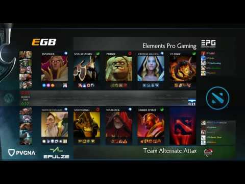 Elements Pro Gaming vs Team Alternate Attax Kiev Major Europe Qualifer