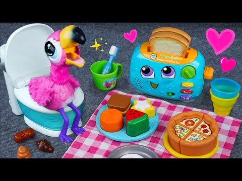 60 Minutes Ultimate Flamingo Cooking Toys Playset, Unboxing Leapfrog Kitchen Set | Tina Review