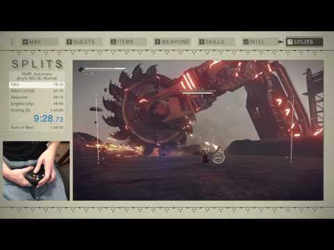 NieR Automata Ending [A] Normal difficulty in 1:40:52 RTA
