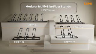 Modular Multi-Bike Floor Stands | LBS07 Series | LUMI