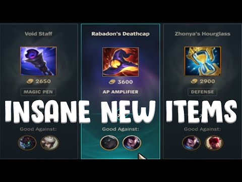 MYTHIC ITEMS WILL BE SO BUSTED - LEAGUE OF LEGENDS NEW ITEM UPDATE SEASON 11 PRESEASON (RIOT PLS)