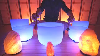 Sound Therapy for Sleep | Singing bowl frequencies for use at bedtime | Insomnia | Sound Bath