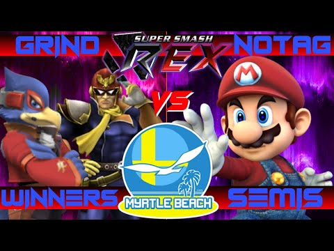 SocaSmash 155 Super Smash REX: Grind (Captain Falcon, Falco) vs NoTag (Mario) Winners Semis