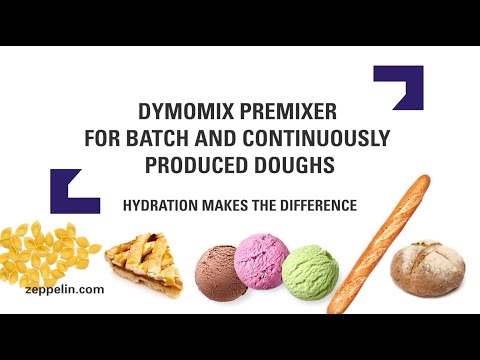 Dough production with DymoMix