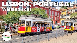 Lisbon Portugal Walking Tour 4K with Captions Mp4 3GP & Mp3