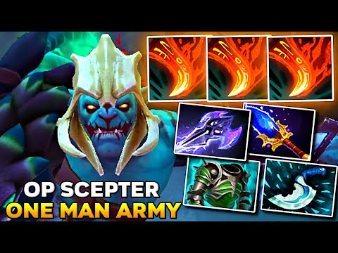 Huskar One Man Army Scepter Mid 100% Delete All Enemies - Dota 2 Pro Ranked Gameplay