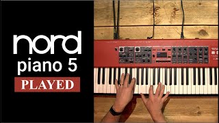 Video thumbnail for Nord Piano 5 Demo - 7 Piano Voices (No Talking) by Bonners Pianos & Keyboards