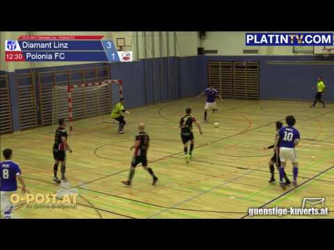 15.01.2017 Diamant Linz - Polonia FC - 4:1  (1. Halbzeit / 12:34) am 15.01.2017 16:49