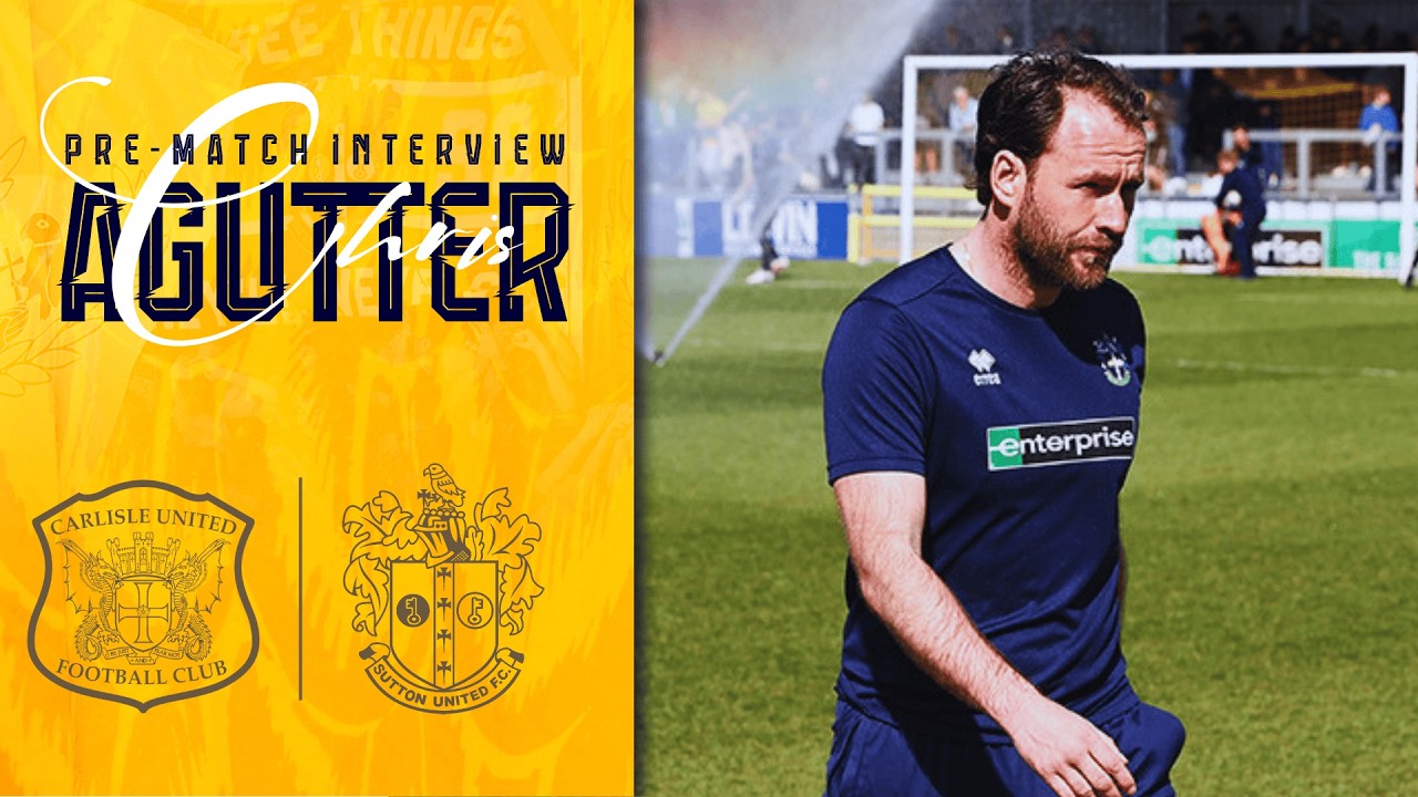 Watch: Chris Agutter Previews Carlisle Trip | Pre-Match Interview