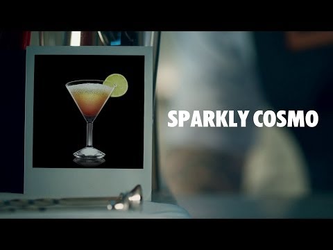 SPARKLY COSMO DRINK RECIPE - HOW TO MIX