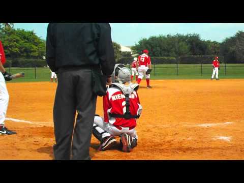 Alex Reed 50/70 Reds pitching on Opening Day 2013
