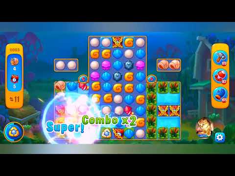 фишдом 2023  #  11063 уровень - прохождение без бустеров # Fishdom,   11063  level - no Boosters.