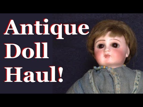 Antique Doll Haul! Simon & Halbig, Ernst Grossman, China Head Dolls, Greiner, Milliner Models & More