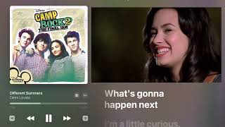 Camp Rock 2 - Demi Lovato - Different Summers (Karaoke Instrumental) with Scenes