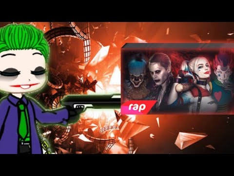 Liga Dos Vilões + Coringa Reagindo Ao Rap do Coringa Arlequina Hisoka e Pennywise CIRCO DOS HORRORES
