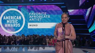 WizKid Wins Favorite Afrobeats Artist | AMAs 2022