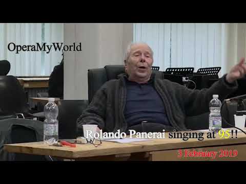 Rolando Panerai singing at 95 (!!!!) (03/02/2019)