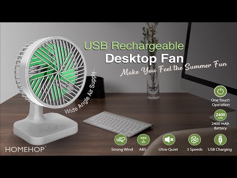 Homehop Portable Mini Table Fan