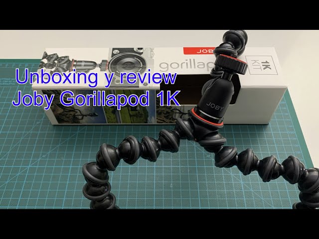 Vídeo relacionado con JOBY GorillaPod Kit 1K - Trípode Flexible Compacto con Rótula para Cámaras Compactas Avanzadas y CSC/Sin Espejo, Peso hasta 1 kg, JB01503-BWW