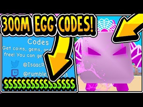 All New 300 Million Egg Update 20 Codes 2019 Bubble Gum -