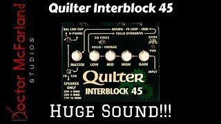 Video thumbnail for Quilter Interblock 45 Review // Huge Sound!!! by Doctor McFarland Studios