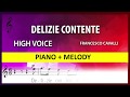 Delizie Contente / Cavalli: Instrumental / High voice