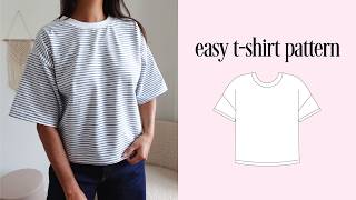 DIY T-Shirt + Sewing Pattern | Easy T-shirt for Beginners