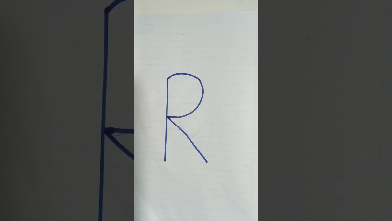 Learn to draw robot from letter R.. #art