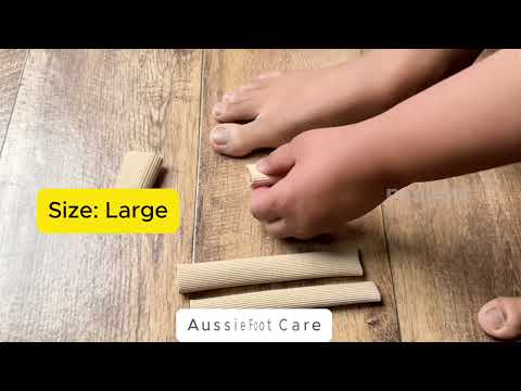 Fabric Gel Toe Protection Sleeves video thumbnail