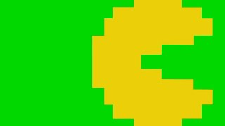 Pac Man Transition Green Screen