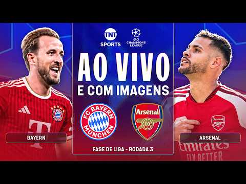 AO VIVO: BAYERN DE MUNIQUE X ARSENAL | FASE DE LIGA | CHAMPIONS LEAGUE 2026/27