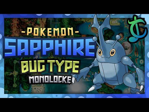 Pokémon Ruby/Sapphire Hardcore Nuzlocke - BUG TYPE Pokémon Only! (No items, No overleveling)