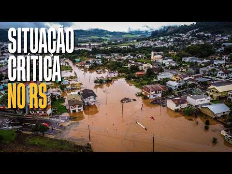 VEJA COMO ESTÁ ROCA SALES AGORA COM CHUVAS INTENSAS NO RIO GRANDE DO SUL
